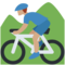 Person Mountain Biking - Medium emoji on Twitter